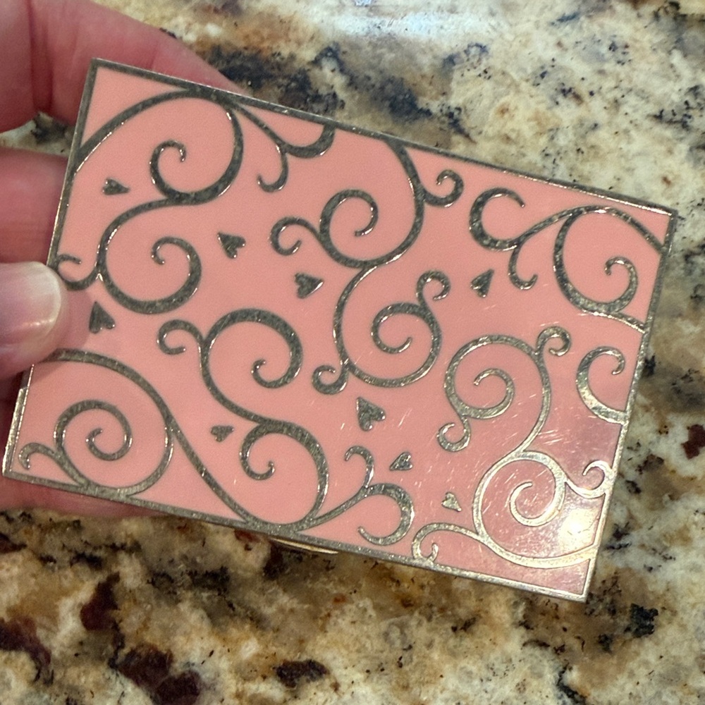 Vtg Things Remembered Business Card Holder